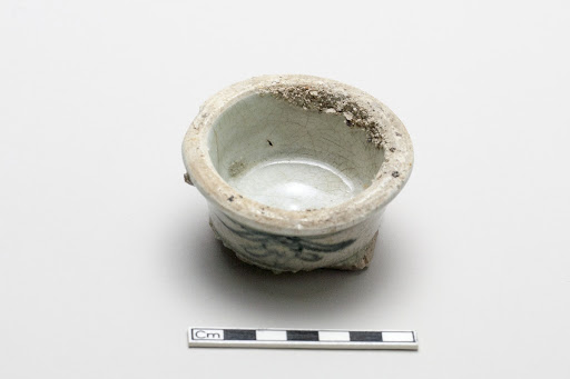 Bowl, stem and base fragment