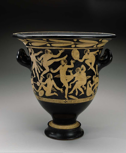 Krater with Dancing Satyrs - Faliscan