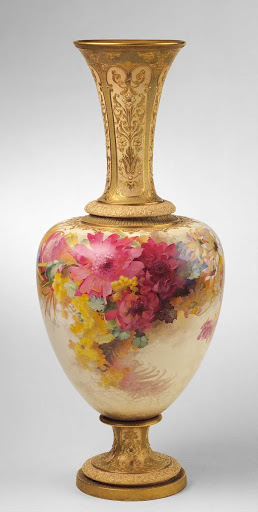 Australian wild flowers vase - DOULTON & CO