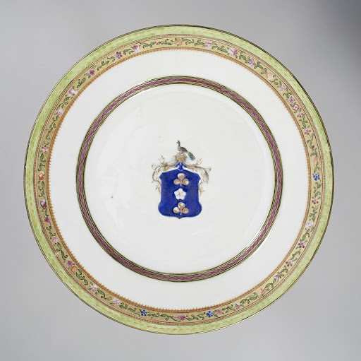 Plate with the arms of the Van Idsinga family - Anonymous
