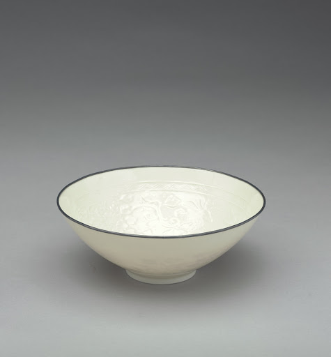 Replica of molded Ding-ware bowl