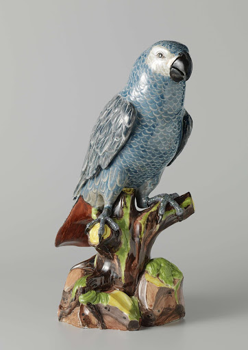 Grijze roodstaart papegaai - Meissener Porzellan Manufaktur