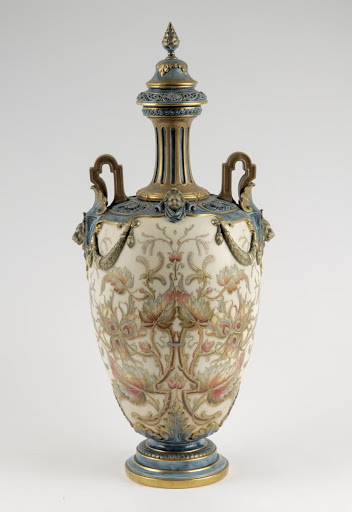 Covered Vase - James Hadley for Royal Worcester