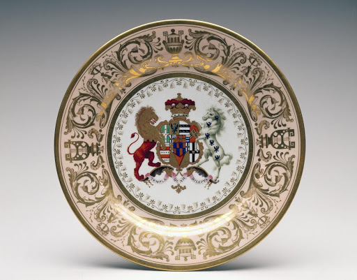 Plate (from the "Stowe" service) - Worcester Porcelain Manufactory (Flight, Barr & Barr Period)