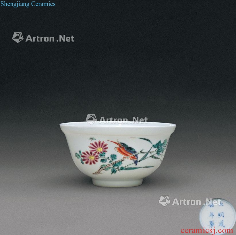 Qing yongzheng powder enamel or bowl