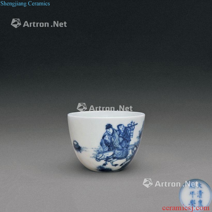 The qing emperor kangxi porcelain cup