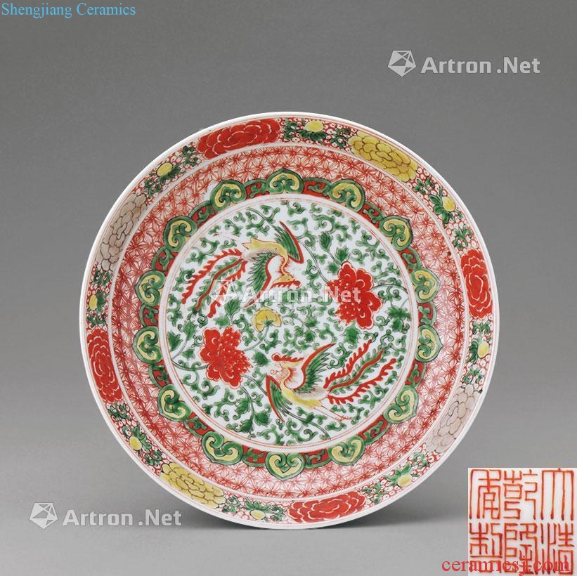 The qing emperor kangxi color plate