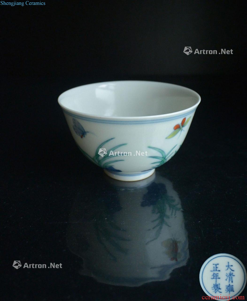 Qing dynasty yongzheng Bucket color seems as long as three years cup