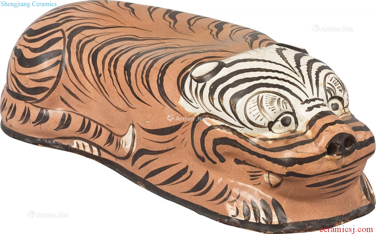 gold Magnetic state kiln tiger pillow