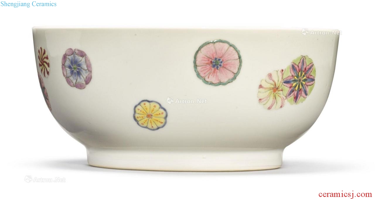 Qing qianlong pastel 盌 decorative pattern