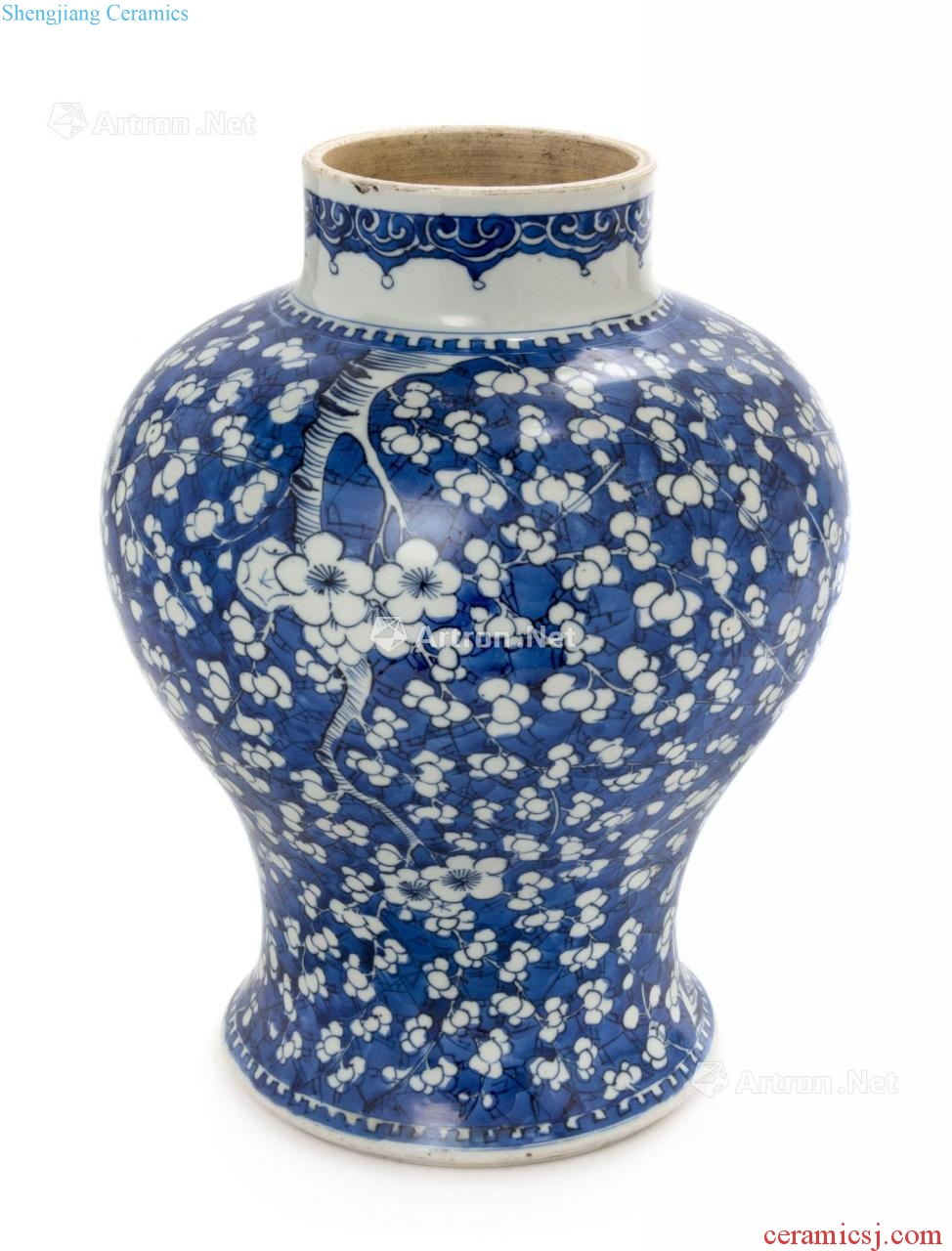 The qing emperor kangxi export ice MeiWen canister