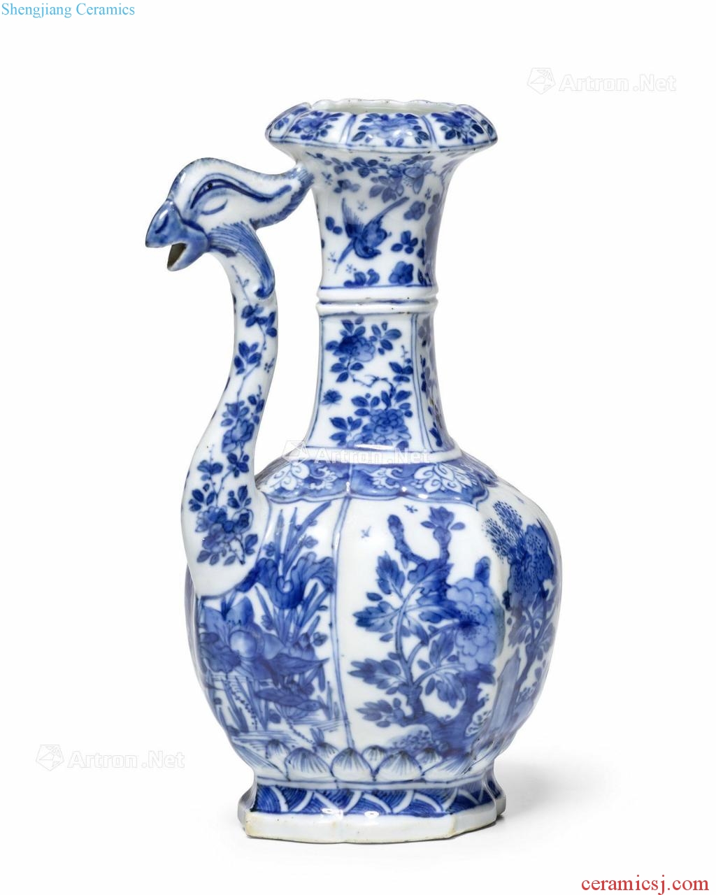 The qing emperor kangxi Blue and white chicken first pot