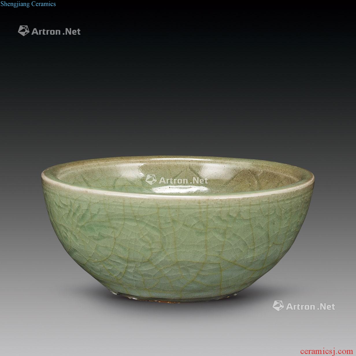 Newest - Yuan to early - Ming Dynasty LONGQUAN up CARVED ZHUGE BOWL