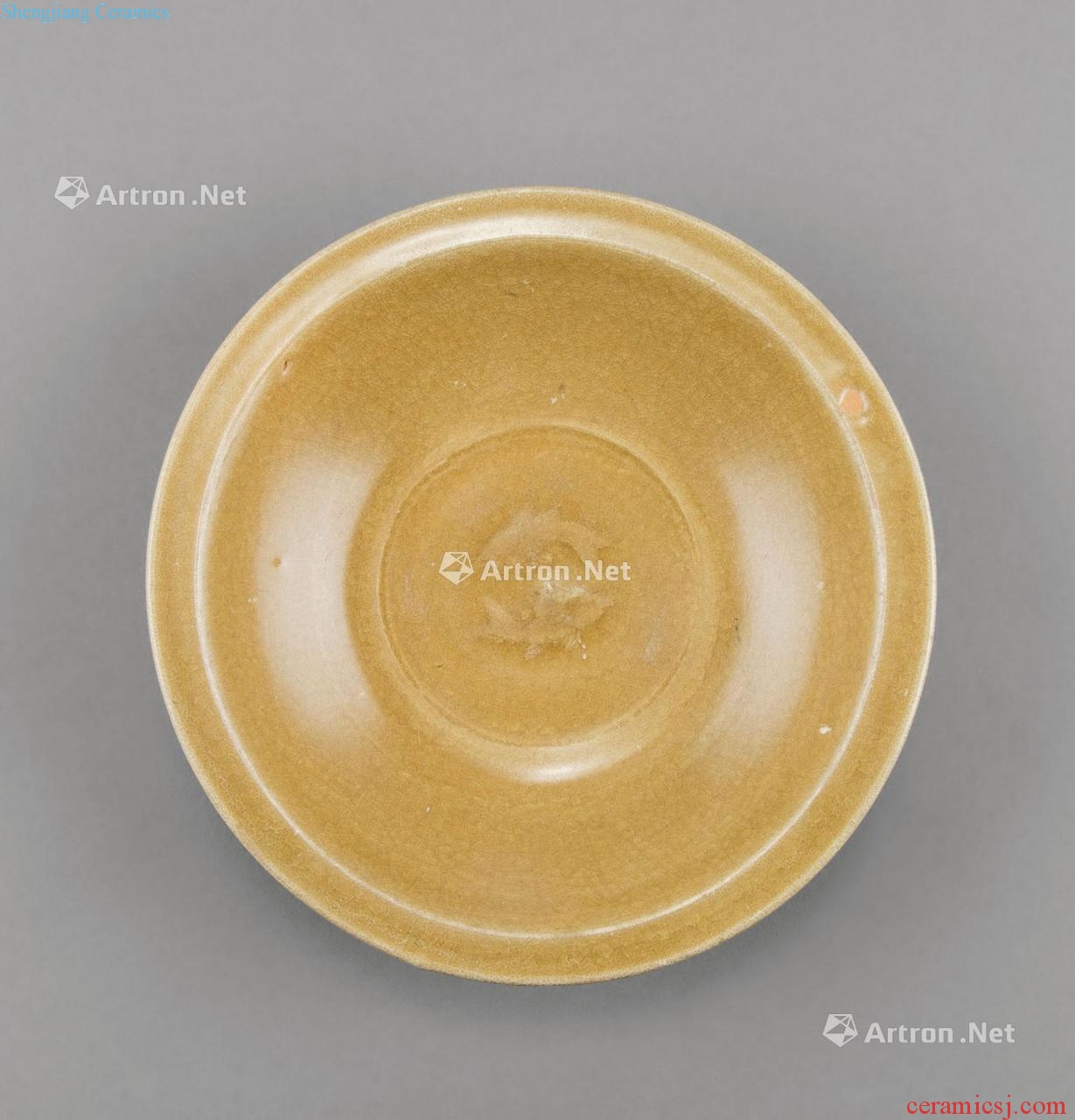 The song dynasty - the yuan dynasty Longquan celadon Pisces tray