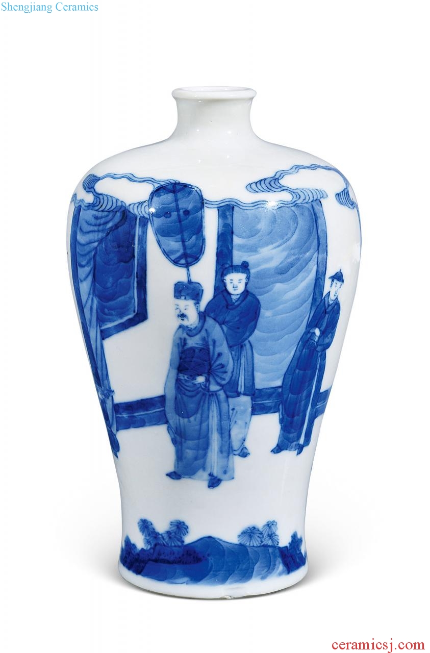 Qing yongzheng character figure bottles