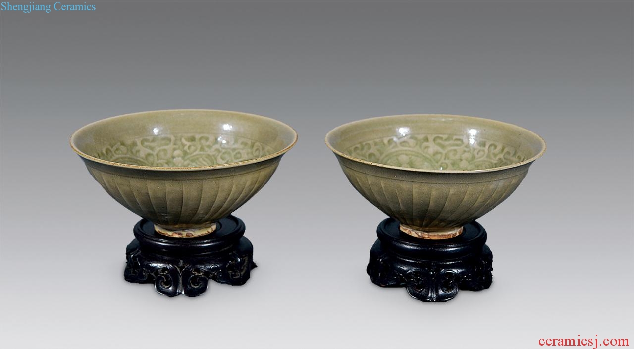 Ming Yao state kiln put lotus flower small cup (a)