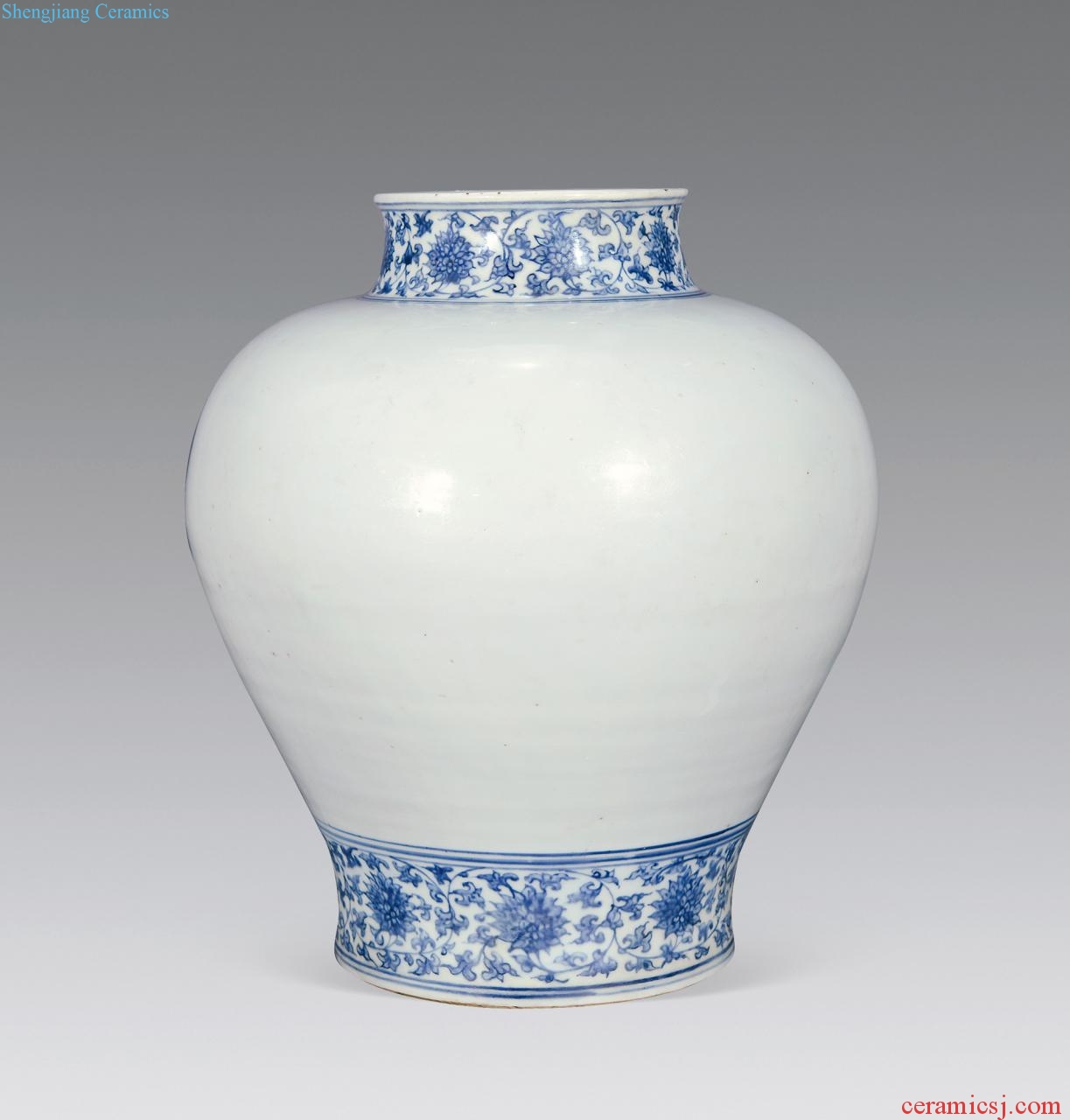 MingZhengDe Blue and white flowers and