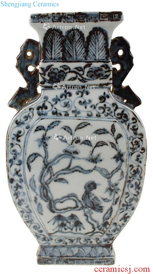 Blue and white vase hongwu (a)
