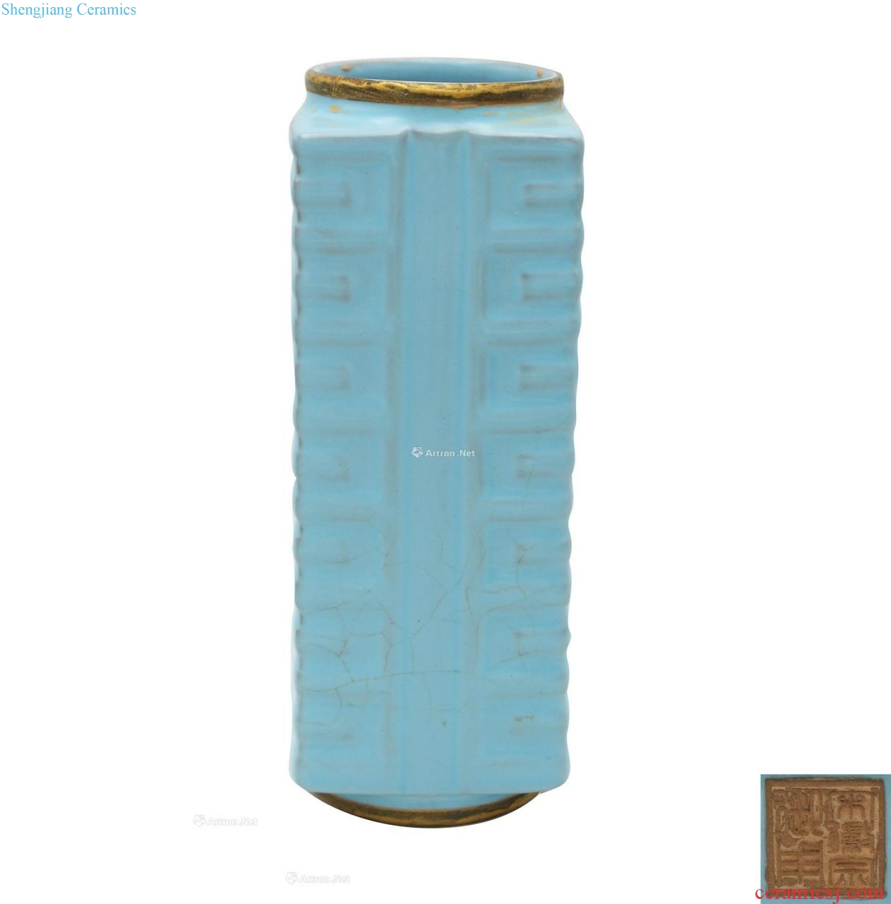The song dynasty Your kiln cong bottle type (a)