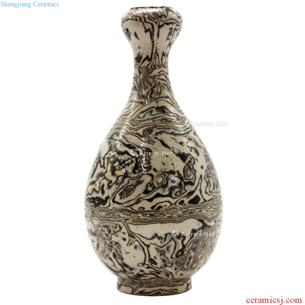 Yuan dynasty bionic glaze garlic bottle (a)