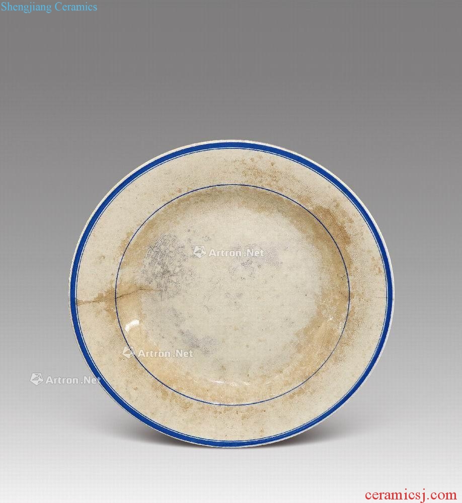 In the qing dynasty QingHuaPan (export porcelain)