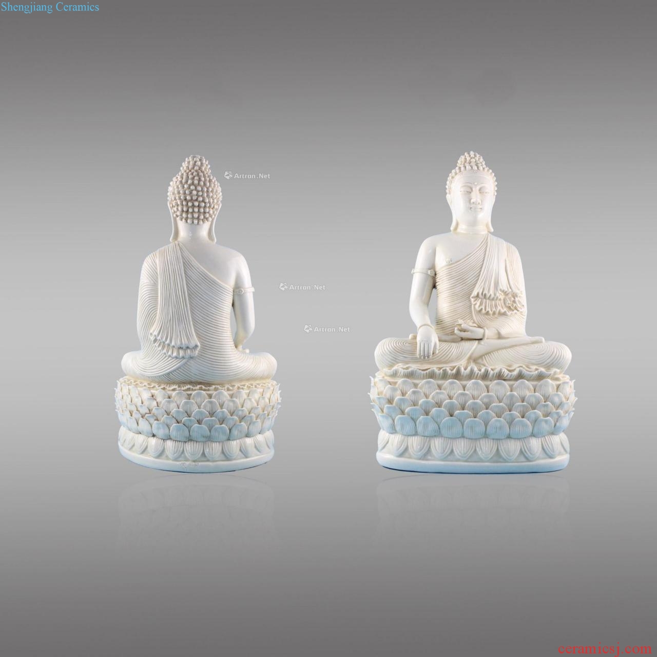He Chaozong Dehua porcelain of Ming dynasty Buddha had the Buddha