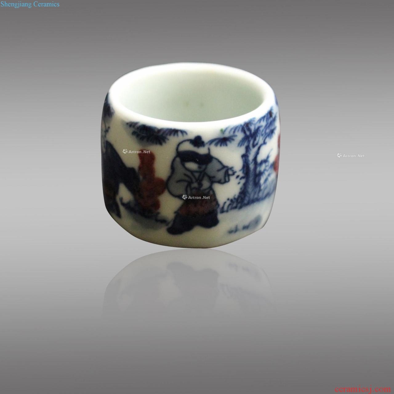 In the qing dynasty Blue and white youligong BanZhi