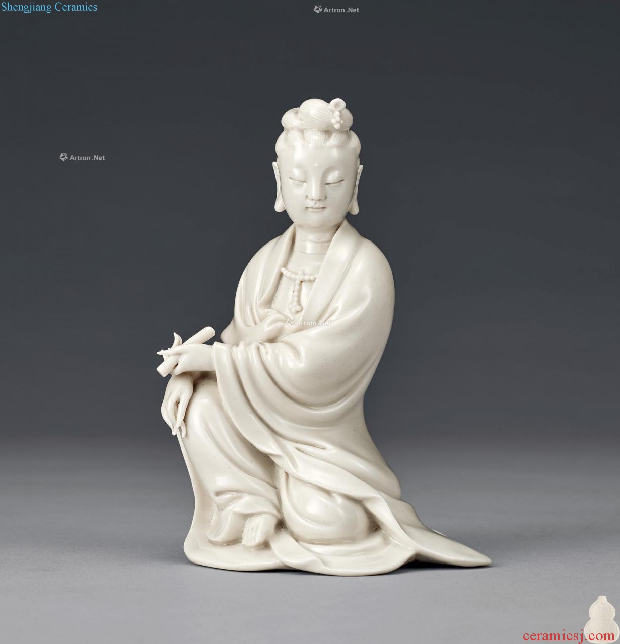 Ming dehua white glaze guanyin cave