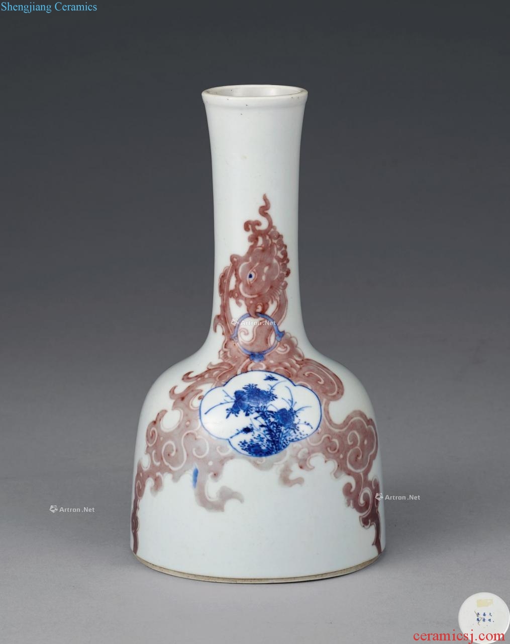 Qing dynasty blue-and-white youligong bell