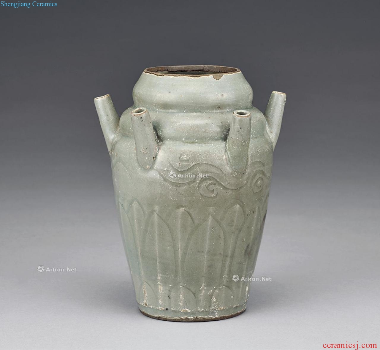 Ming Longquan celadon talkative pot