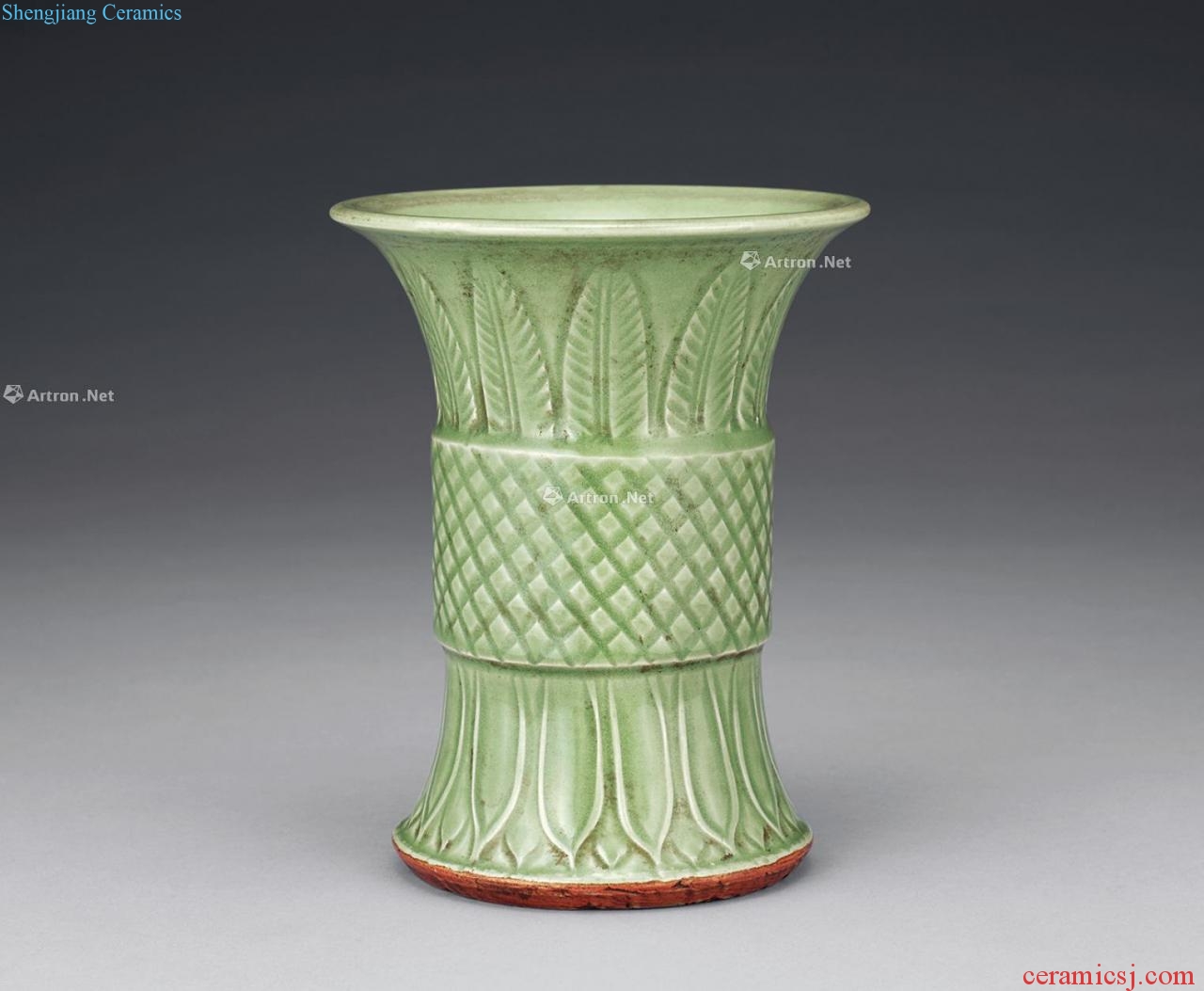 Ming dynasty celadon type bottle