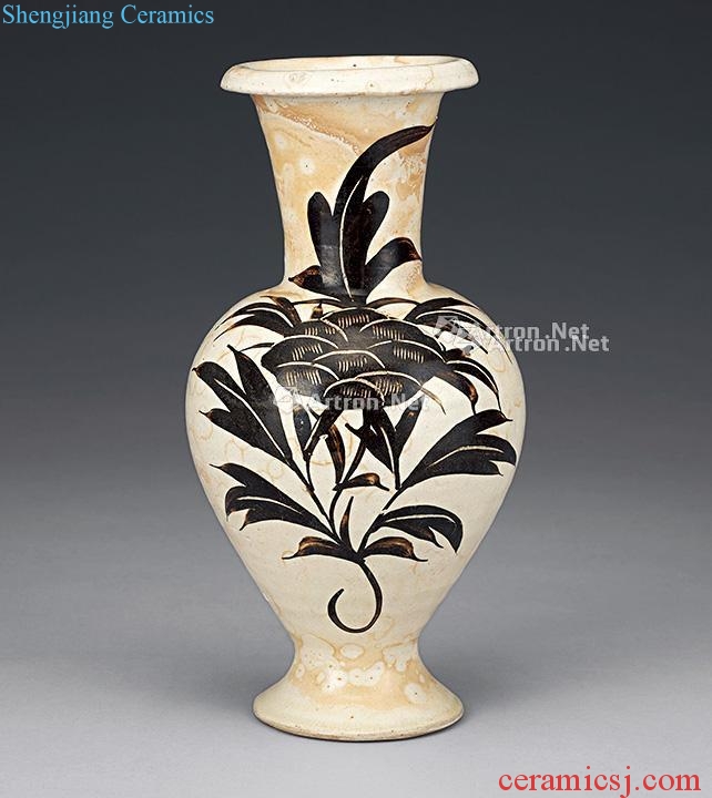 gold Magnetic state kiln craft flower grain vase