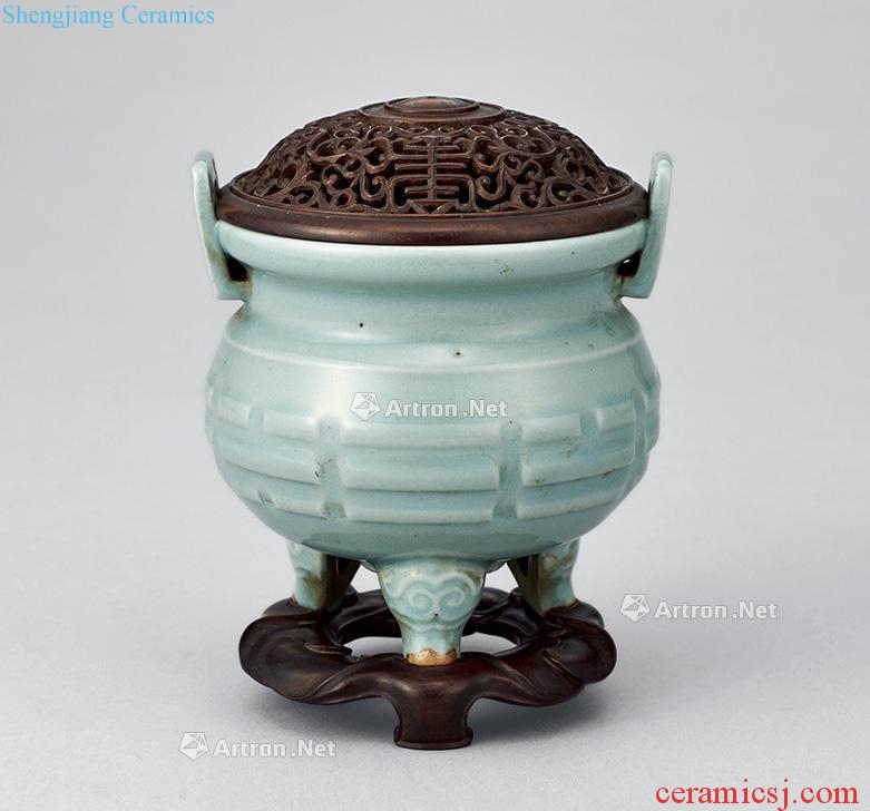 Ming Celadon xuan grain ears incense burner