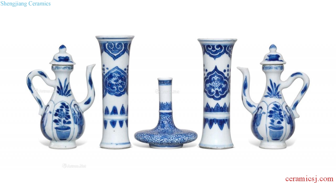 The qing emperor kangxi pocket blue and white porcelain (five)