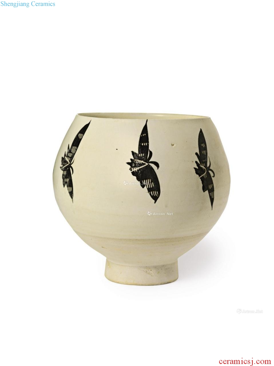 Gold magnetic state kiln water black butterfly tattoo bowl