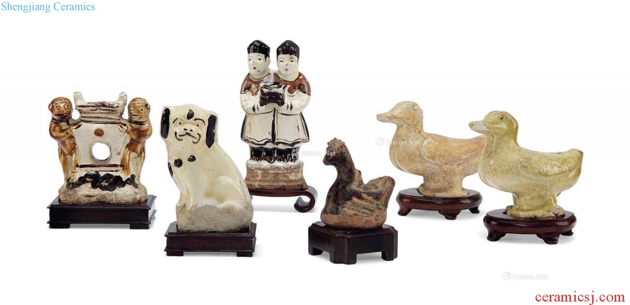 The tang dynasty (618-907), A GROUP OF SMALL FIGURES