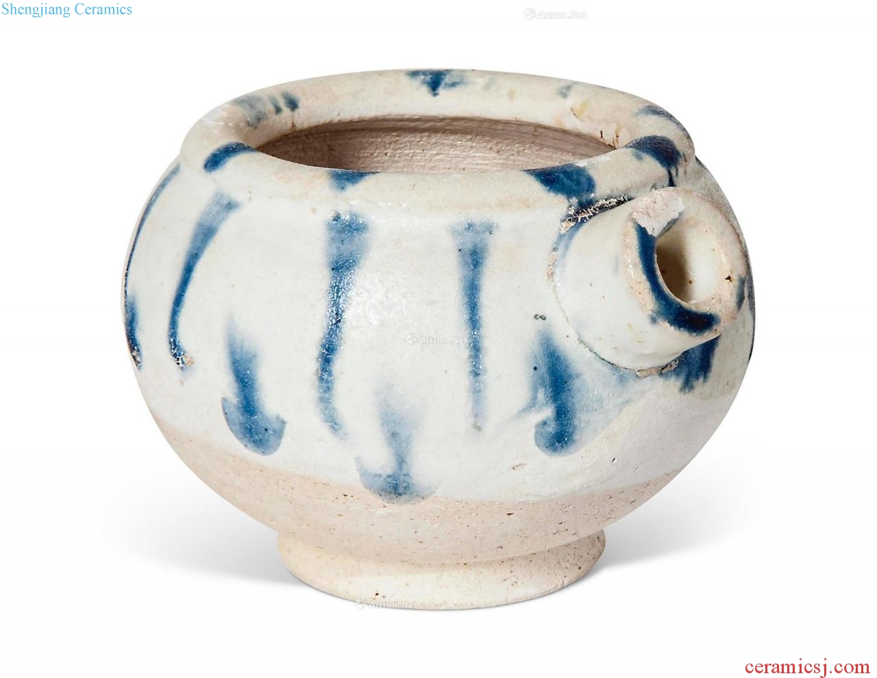 Tang blue coloured pottery