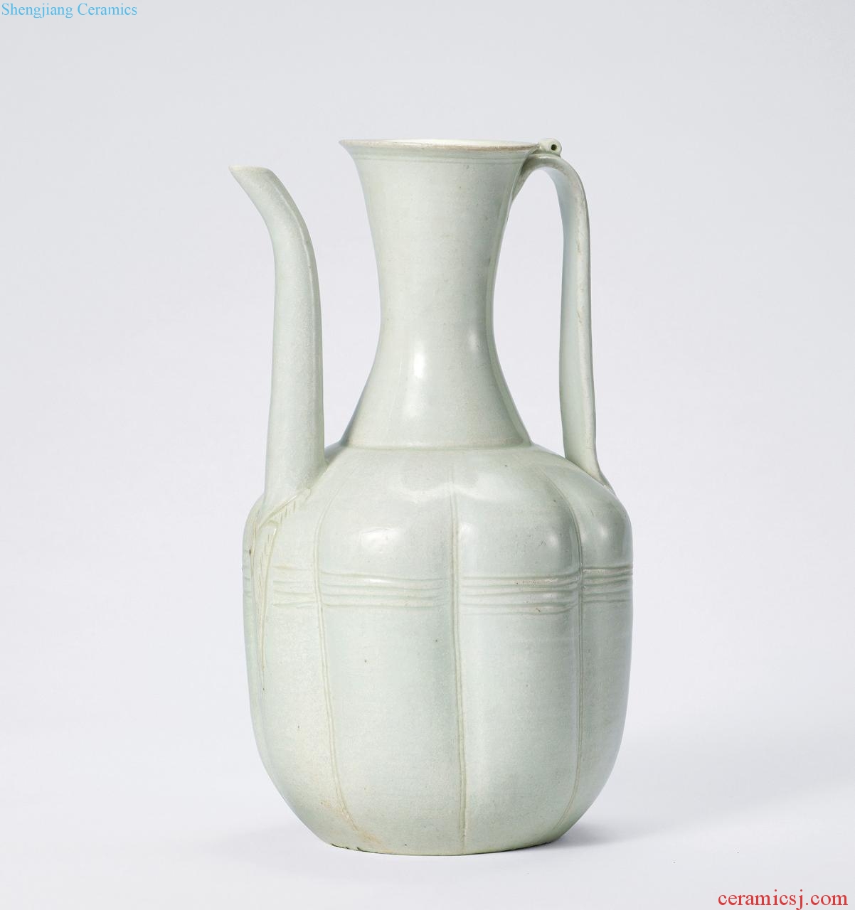 Northern song dynasty (960-1127), green melon leng ewer craft