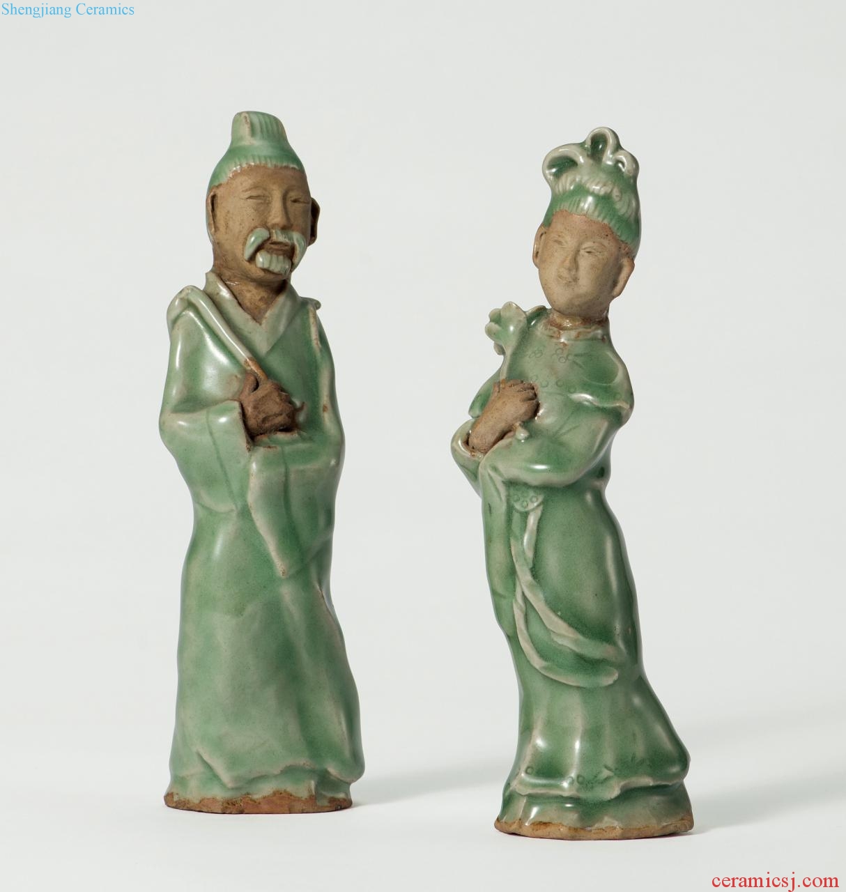 Ming Longquan celadon green glaze klein (two)