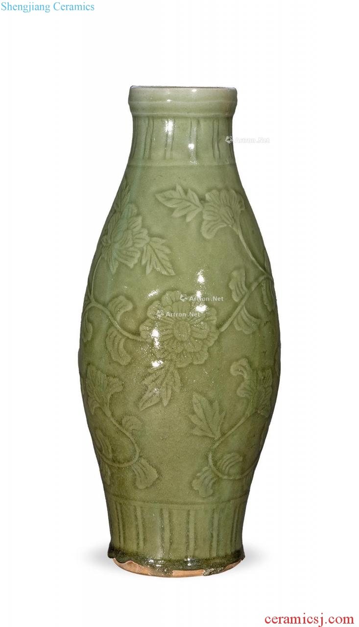 Ming Stuck between longquan celadon vase