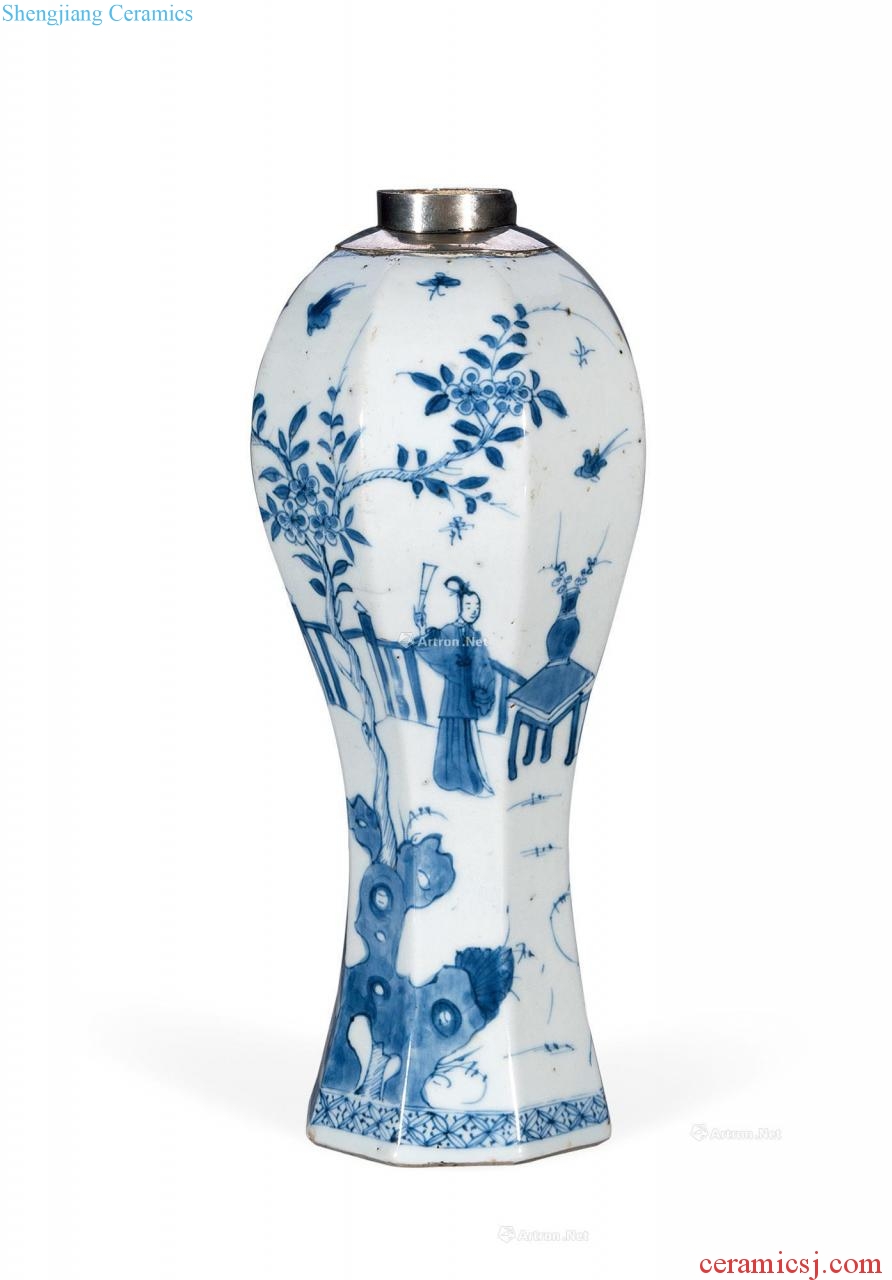 Qing yongzheng Character 8 square bottles