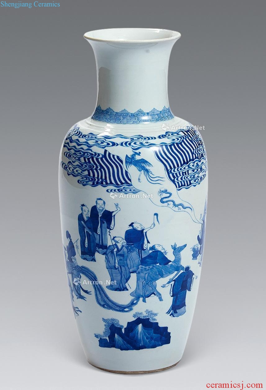 Kangxi porcelain figures show