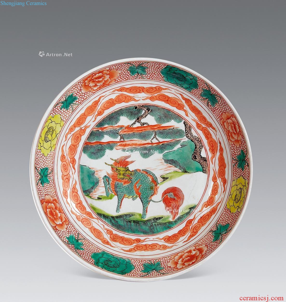 Kangxi kirin tray