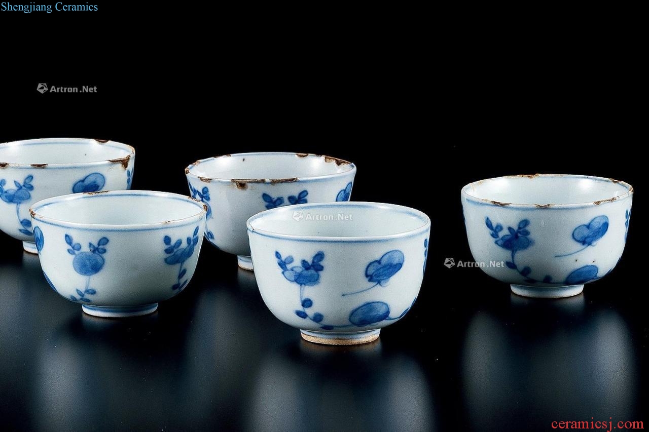 Ming Chongzhen blue small cup (5)