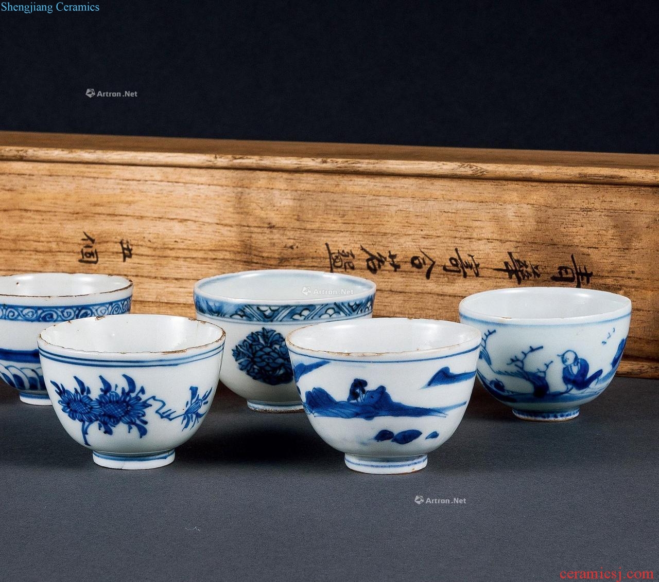 Ming and qing porcelain send us mingyuan 盌 (five)