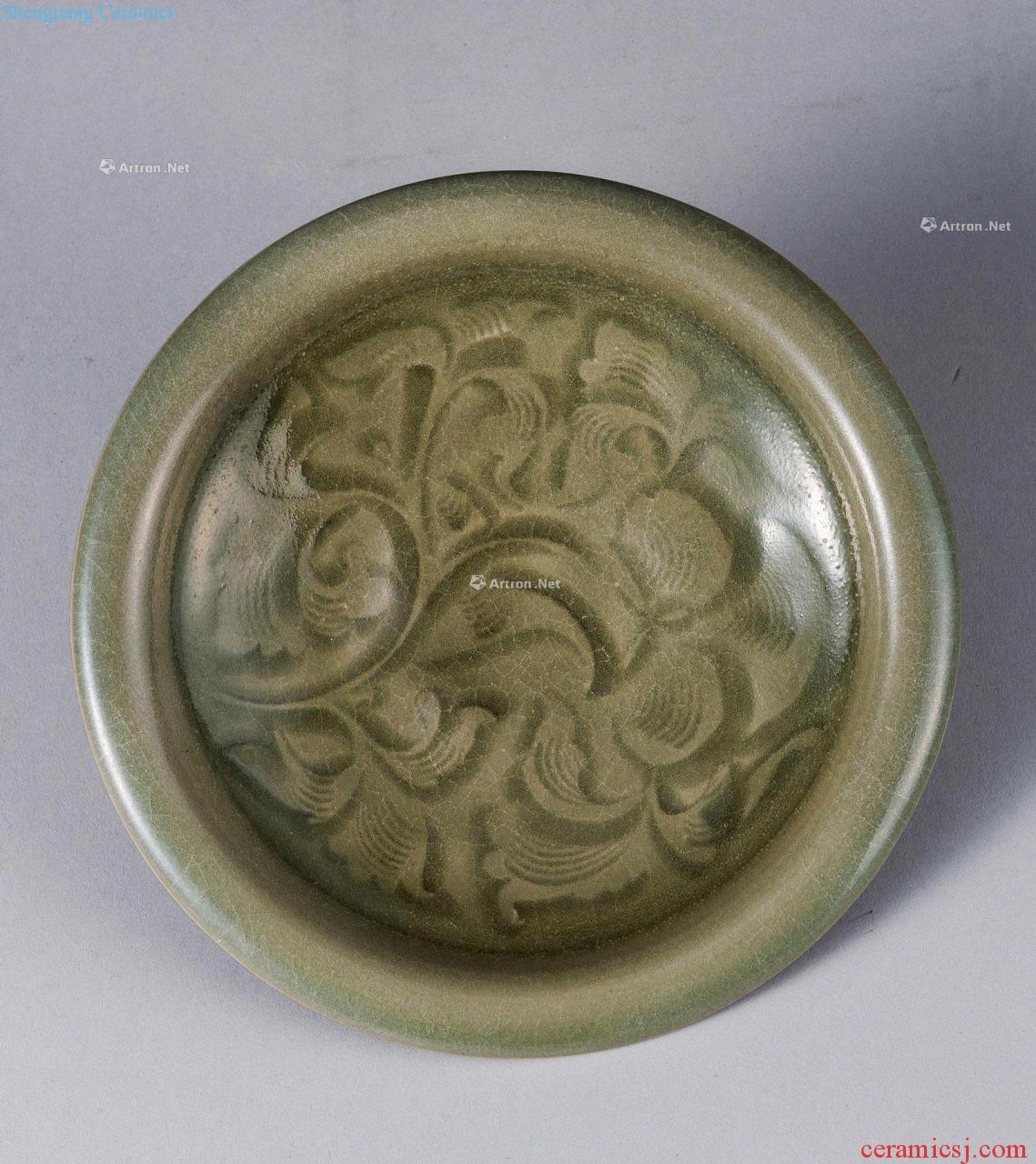 Northern song dynasty Yao state kiln carved plate