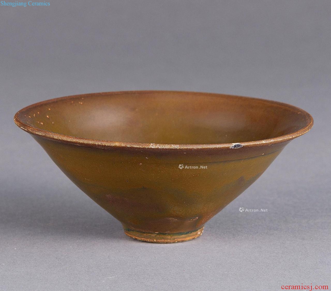 Northern song dynasty Yao state brown glazed hat to bowl