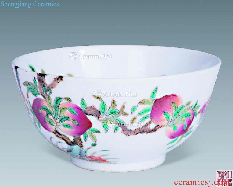 In the 19th century famille rose bowl