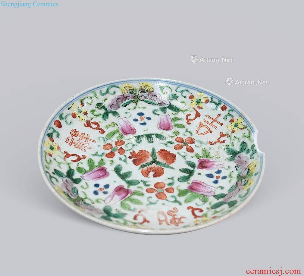 Qing jiaqing pastel melon and fruit plate (time)