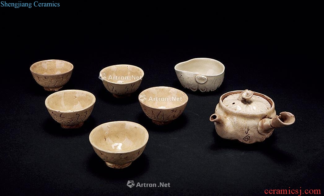The end of the edo Lotus month, making tea set (a)
